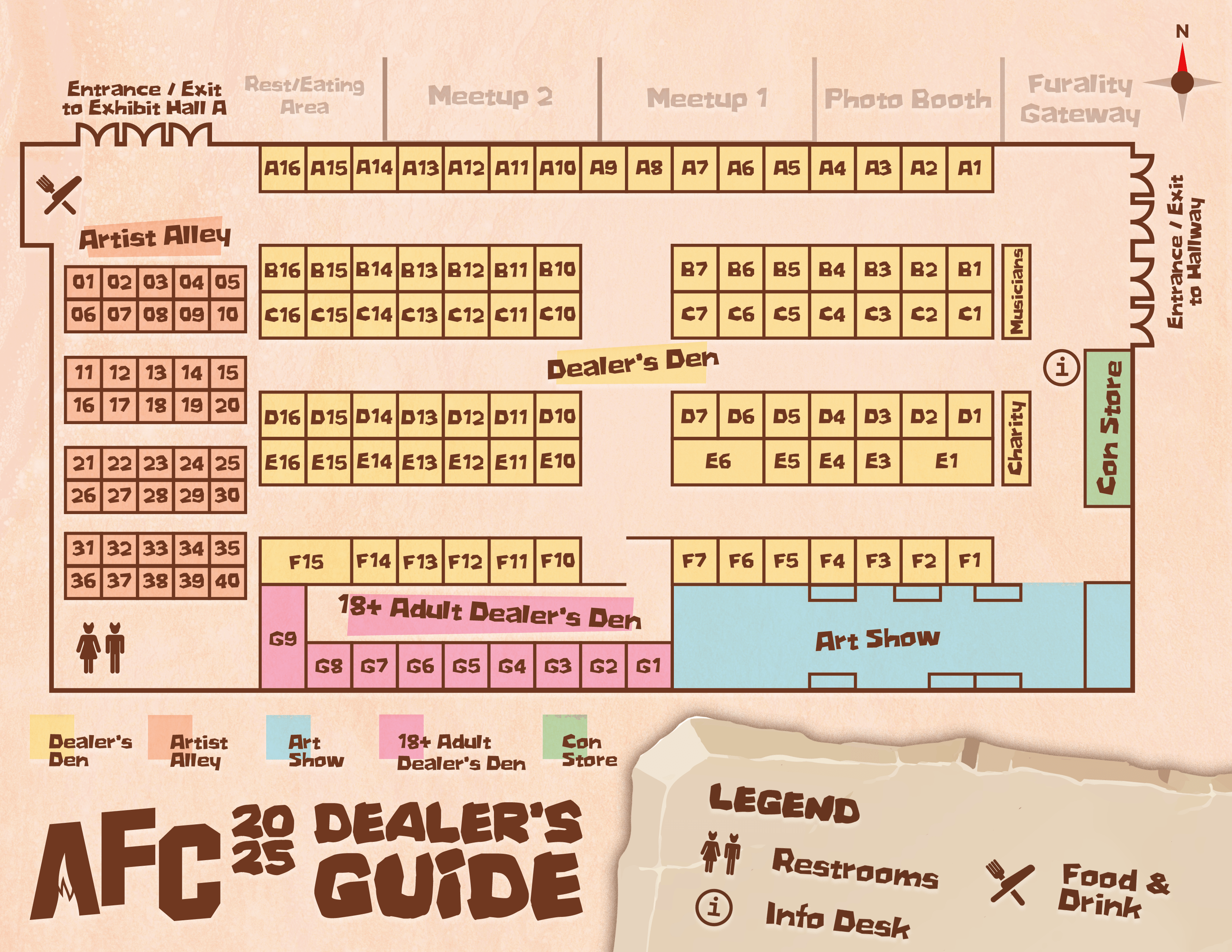 Dealers Den Map