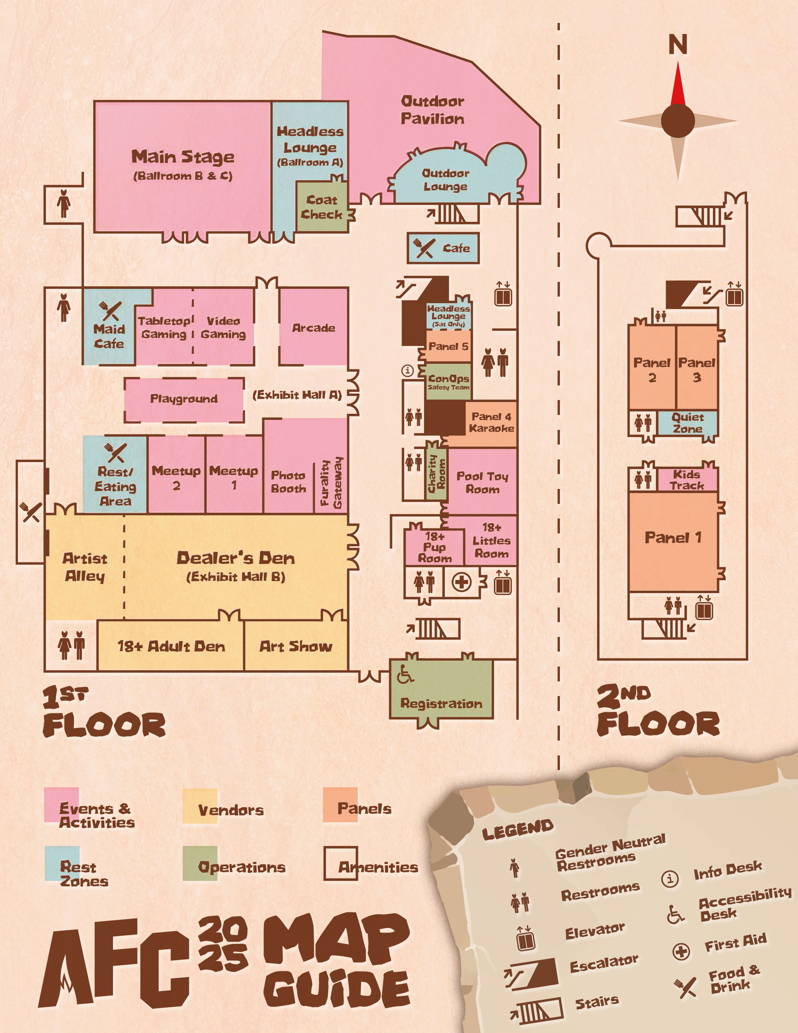 Dealers Den And Artists Map