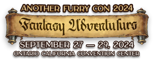 Another Furry Con: Fantasy Adventufurs September 27-29 2024 at the Ontario Convention Center in Ontario California